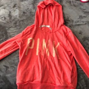 PINK Hoodie- Salmon color